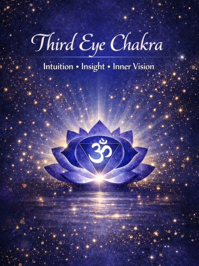 Third Eye Chakra opening signs and spiritual intuition awakening.